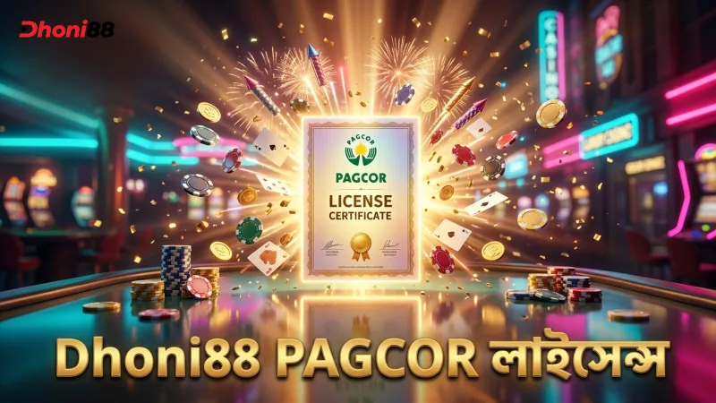 PAGCOR লাইসেন্সের মাধ্যমে Dhoni88 এর নিয়ন্ত্রক অনুমোদন