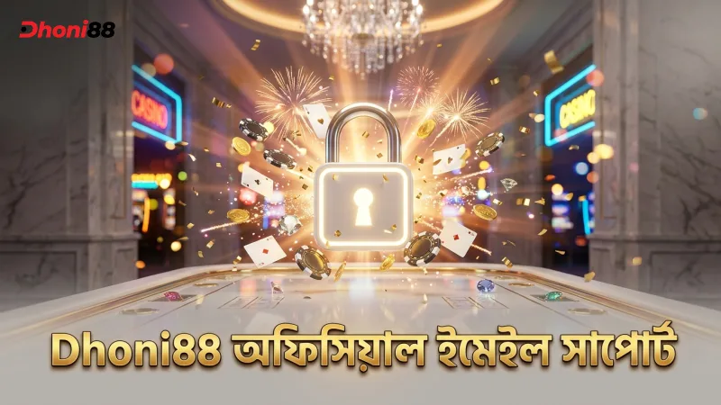 Dhoni88 এর অফিসিয়াল ইমেইল সাপোর্টে নিরাপদ যোগাযোগের সুবিধা।