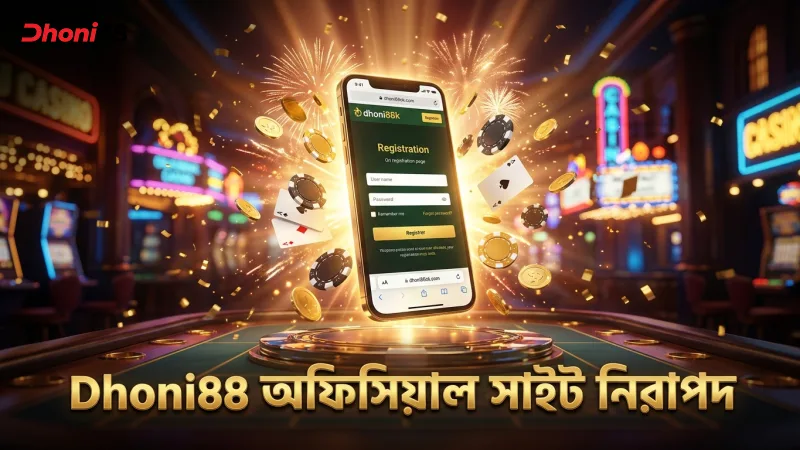 dhoni88ok.com সাইট থেকে নিরাপদে অ্যাকাউন্ট খোলা যায়