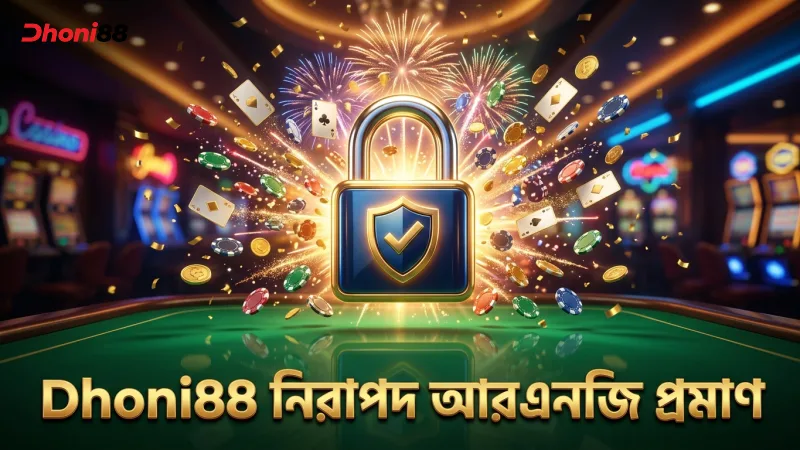 Dhoni88 এর নিরাপদ আরএনজি ও প্রমাণিত জেতার স্ক্রিনশট।