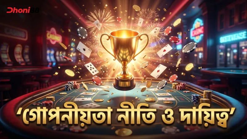 বিচারসঙ্গত গেমিংয়ের জন্য গোপনীয়তা নীতি মেনে চলা অপরিহার্য।