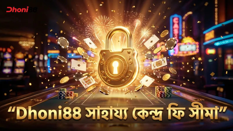 Dhoni88 সাহায্য কেন্দ্রের ফি ও সীমাবদ্ধতার তথ্য প্রদর্শন।
