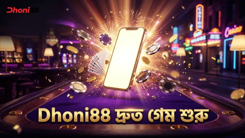 Dhoni88-এর প্ল্যাটফর্মে দ্রুত লাইভ ব্ল্যাকজ্যাক গেম শুরু করার পথ