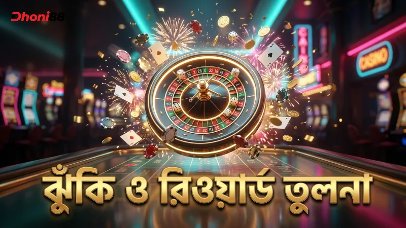বিভিন্ন মাইন সংখ্যা দিয়ে ঝুঁকি ও রিওয়ার্ডের তুলনামূলক বিশ্লেষণ