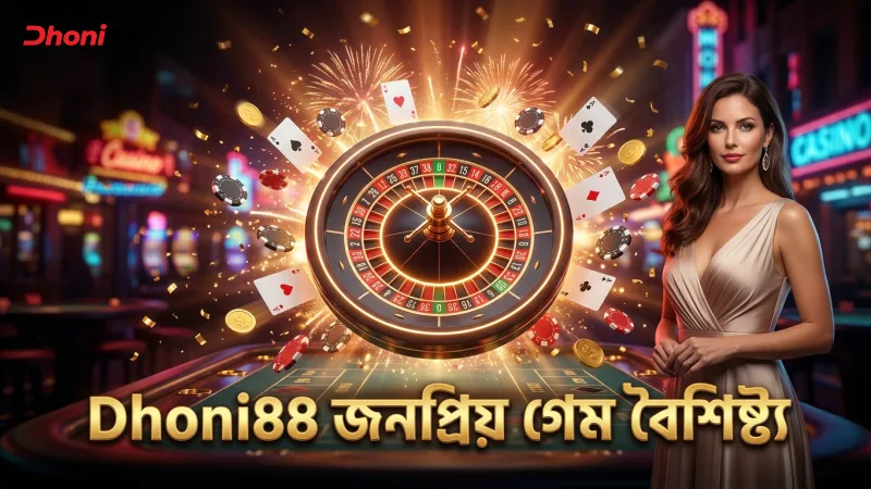 Dhoni88 এর বিভিন্ন জনপ্রিয় গেমের বৈশিষ্ট্য বুঝে খেলুন