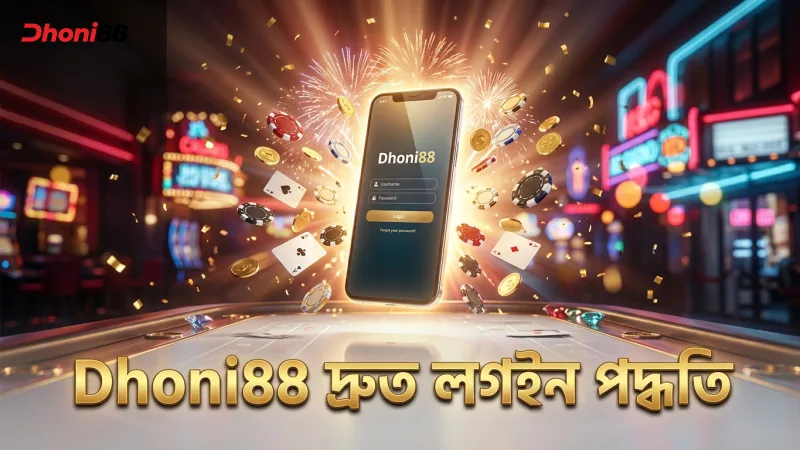 Dhoni88 অ্যাপে দ্রুত এবং সহজে লগইন করুন