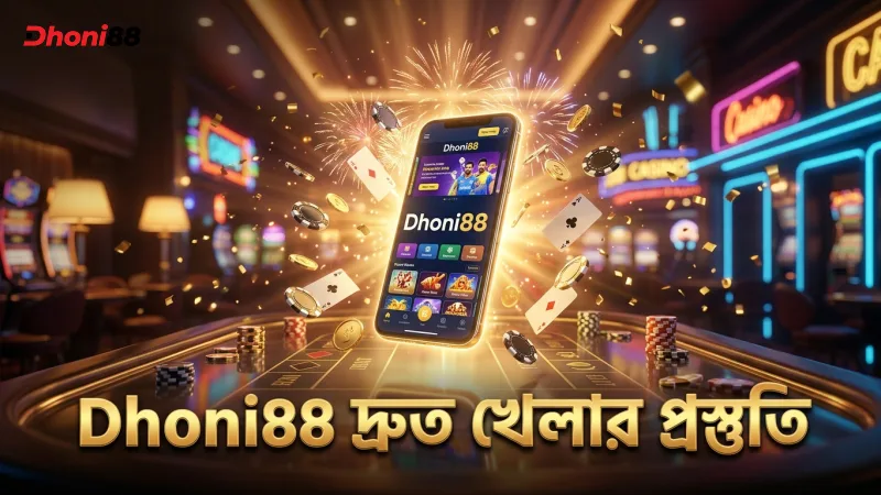 Dhoni88 প্ল্যাটফর্মে দ্রুত খেলার জন্য প্রস্তুতি