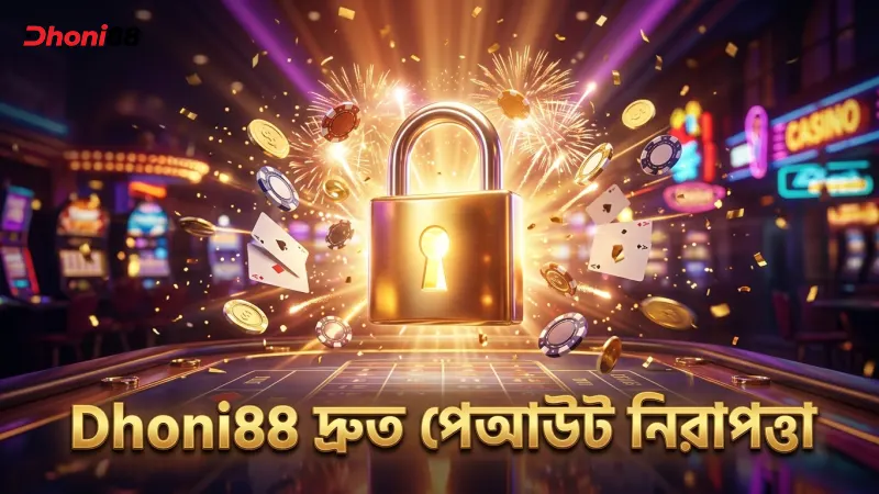 দ্রুত পেআউট নিশ্চিত করে Dhoni88 নিরাপত্তা